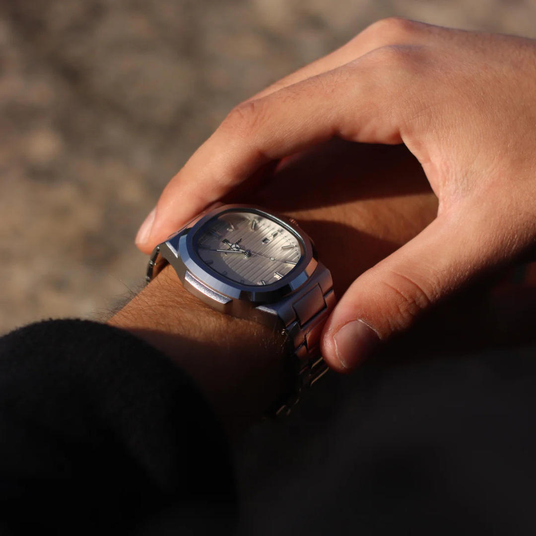 Pascal | Homme Montre 41 mm Acier Inoxydable