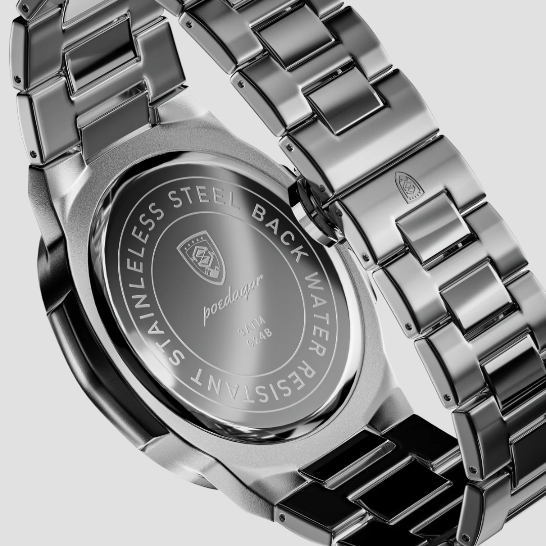 Pascal | Homme Montre 41 mm Acier Inoxydable