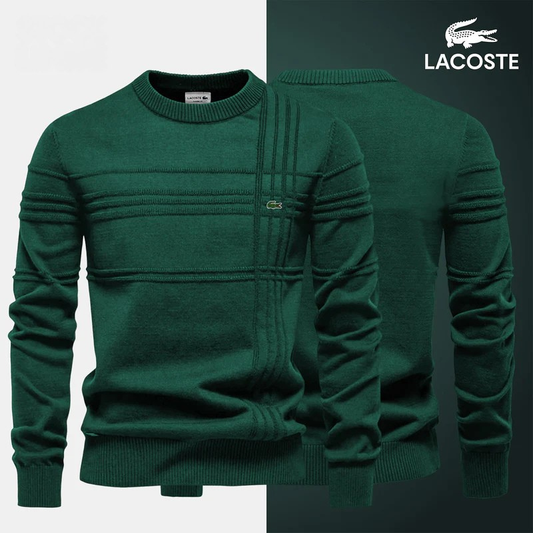 LC Textured Knit Crewneck Sweater