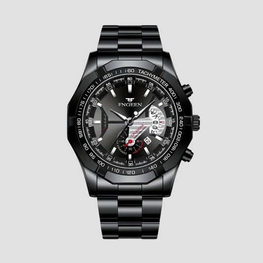 Louis | Homme Montre 44 mm Étanche avec Date