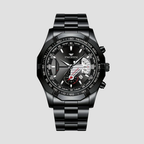 Louis | Homme Montre 44 mm Étanche avec Date