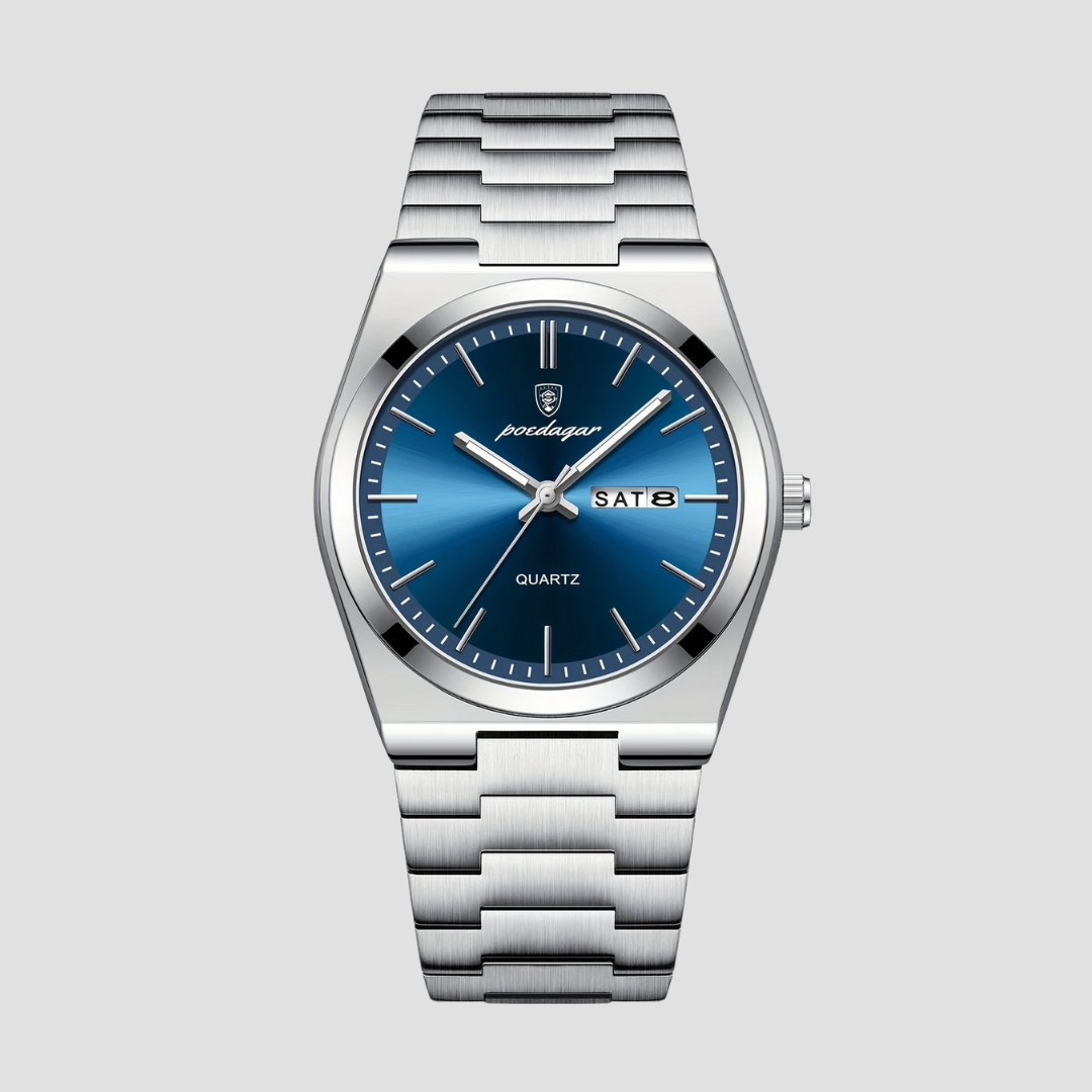 Jacques | Homme Montre Vintage 35 mm Jour/Date