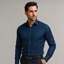 Vesthari - Chemise Infroissable à Coupe Ajustée