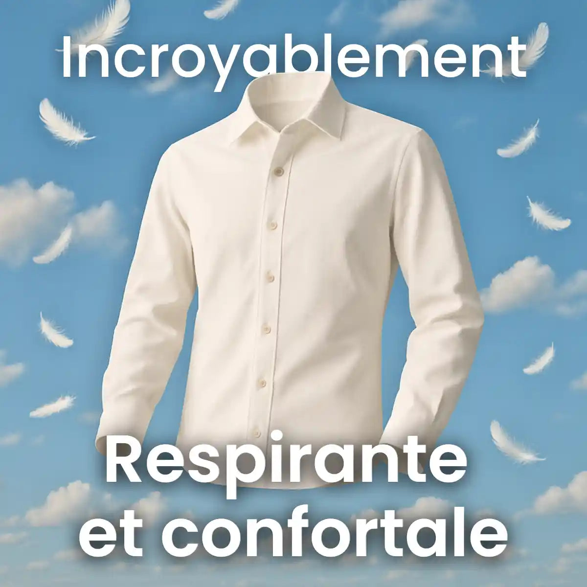 Vesthari - Chemise Infroissable à Coupe Ajustée