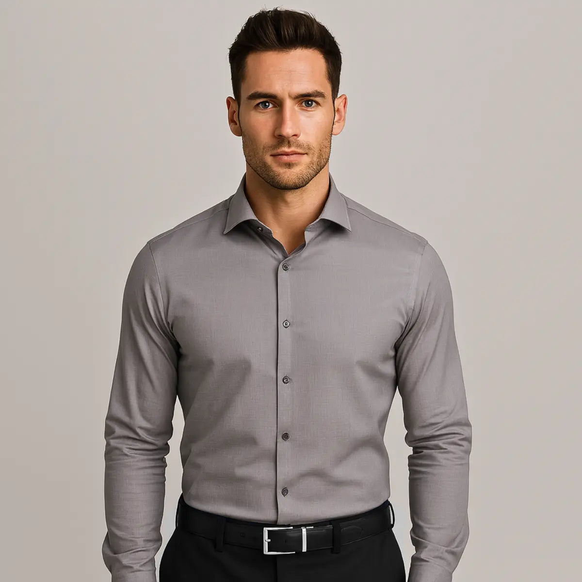 Vesthari - Chemise Infroissable à Coupe Ajustée