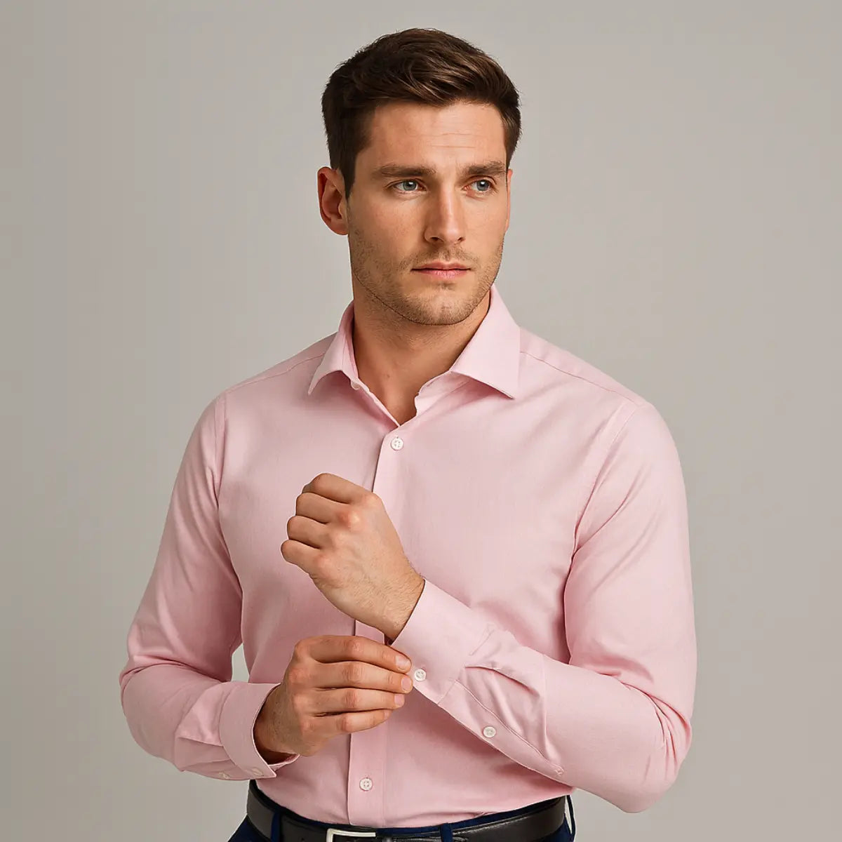 Vesthari - Chemise Infroissable à Coupe Ajustée