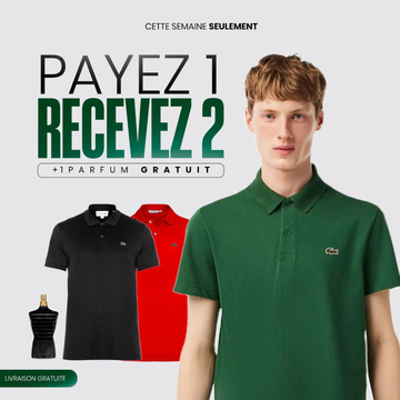 Polo homme Aura ( Achetez-en 1, obtenez-en 2 )