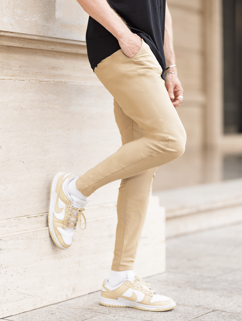 Pantalon extensible Noa - Kaki
