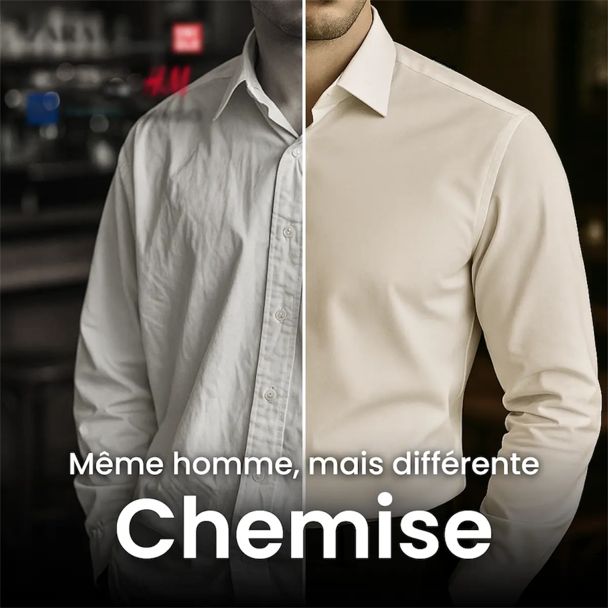 Vesthari - Chemise Infroissable à Coupe Ajustée