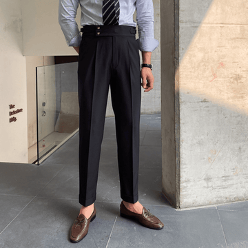 Pantalon Raffiné Élégant Taille Haute
