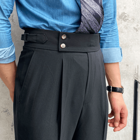 Pantalon Raffiné Élégant Taille Haute