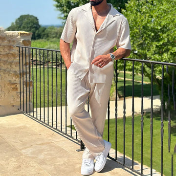 Ensemble homme plissé