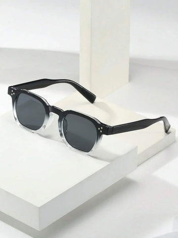 Lunettes de soleil homme à monture octogonale