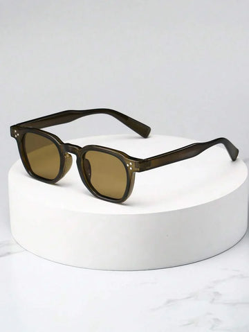 Lunettes de soleil homme à monture ronde