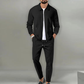 Ensemble 2 Pièces Zippé – Veste + Pantalon Homme